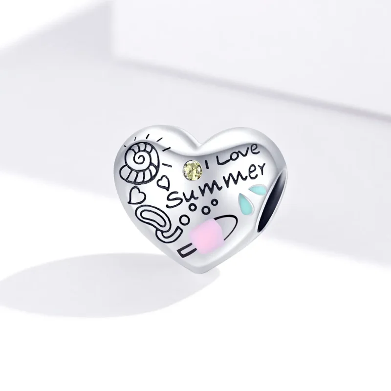 (kép) PANDORA típusú nyári graffiti charm - SCC1529 - Megtekintés 2