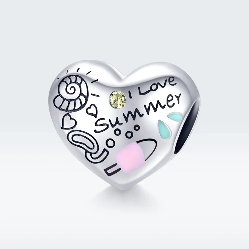 (kép) PANDORA típusú nyári graffiti charm - SCC1529 - Megtekintés 5