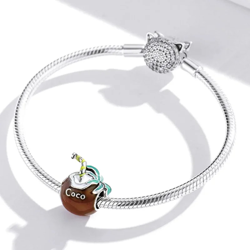 (kép) PANDORA típusú Nyári kókuszdió Charm - SCC1936 - Megtekintés 3