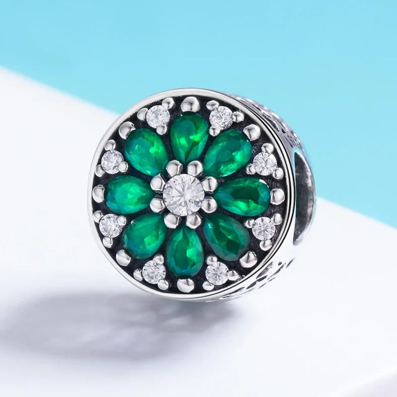 (kép) PANDORA típusú Nyári zöld Charm - SCC629 - Megtekintés 3