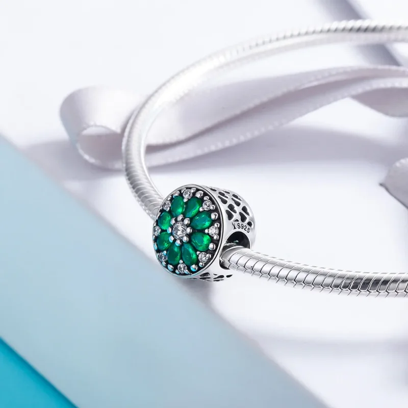 (kép) PANDORA típusú Nyári zöld Charm - SCC629 - Megtekintés 4