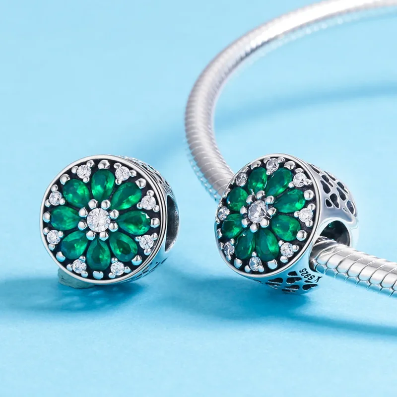 (kép) PANDORA típusú Nyári zöld Charm - SCC629 - Megtekintés 5
