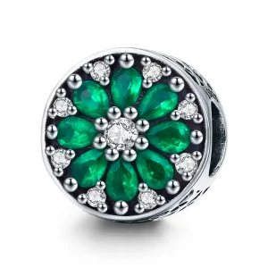 (kép) PANDORA típusú Nyári zöld Charm - SCC629