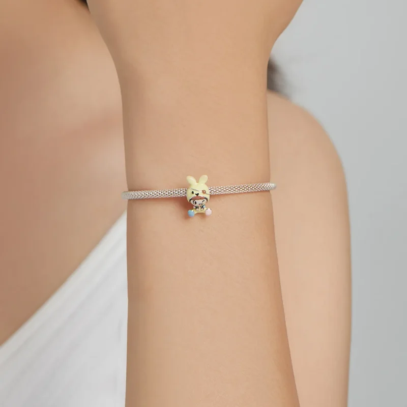 (kép) PANDORA típusú Nyuszi baba Charm - SCC1940 - Megtekintés 5
