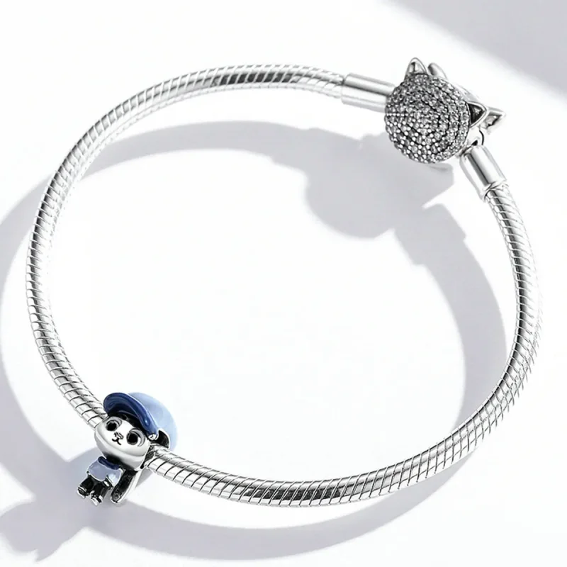 (kép) PANDORA típusú Nyuszi tiszt Charm - SCC1960 - Megtekintés 3