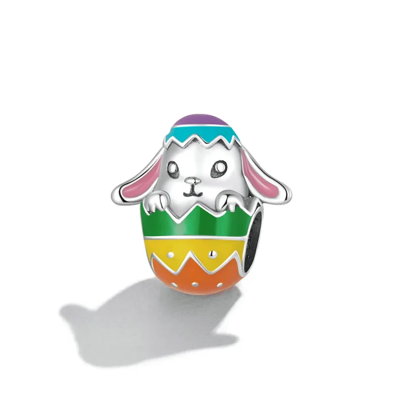 (kép) PANDORA típusú Nyuszi tojás Charm - SCC2117 - Megtekintés 2