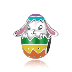 (kép) PANDORA típusú Nyuszi tojás Charm - SCC2117