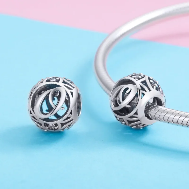 (kép) PANDORA típusú O-betű Charm - SCC738-O - Megtekintés 3