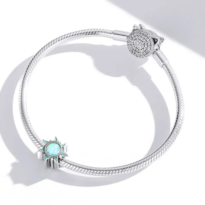 (kép) PANDORA típusú Opál kis nap Charm - BSC509 - Megtekintés 4