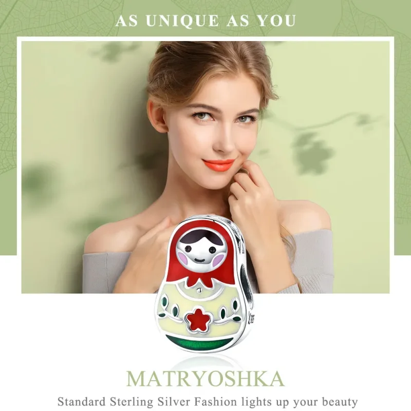 (kép) PANDORA típusú orosz babák charm - SCC1086 - Megtekintés 2