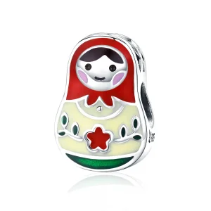 (kép) PANDORA típusú orosz babák charm - SCC1086