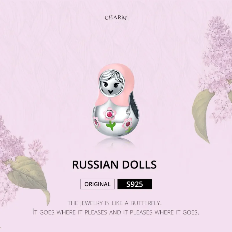 (kép) PANDORA típusú orosz babák charm - SCC1435 - Megtekintés 6