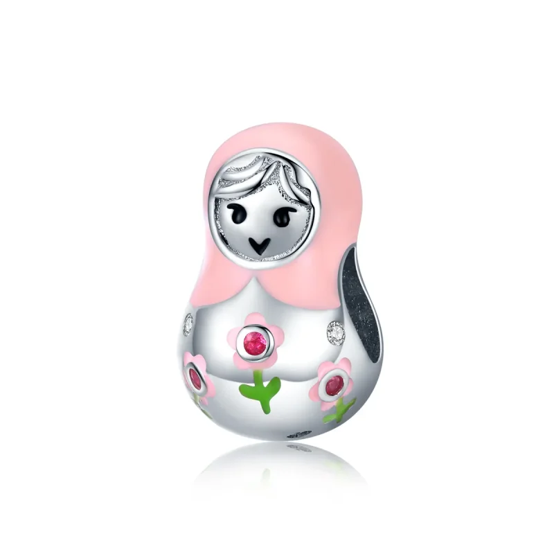 (kép) PANDORA típusú orosz babák charm - SCC1435