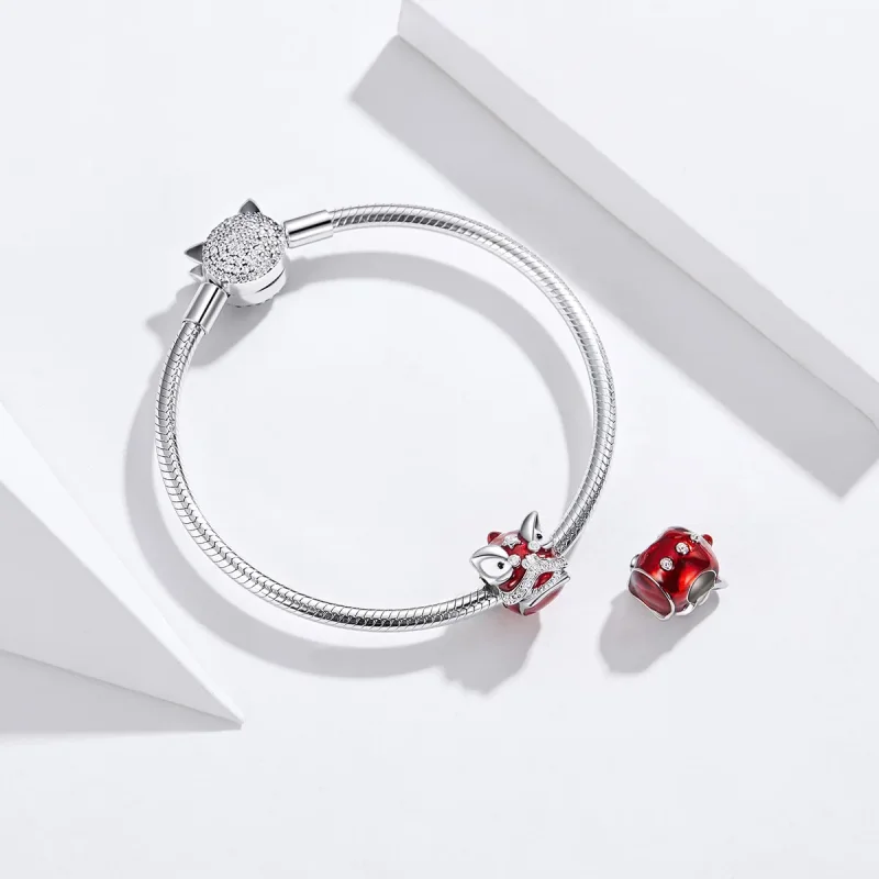 (kép) PANDORA típusú oroszlántánc charm - BSC086 - Megtekintés 3