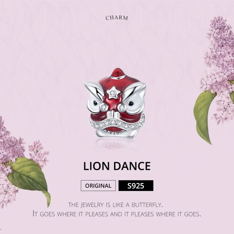 (kép) PANDORA típusú oroszlántánc charm - BSC086 - Megtekintés 5