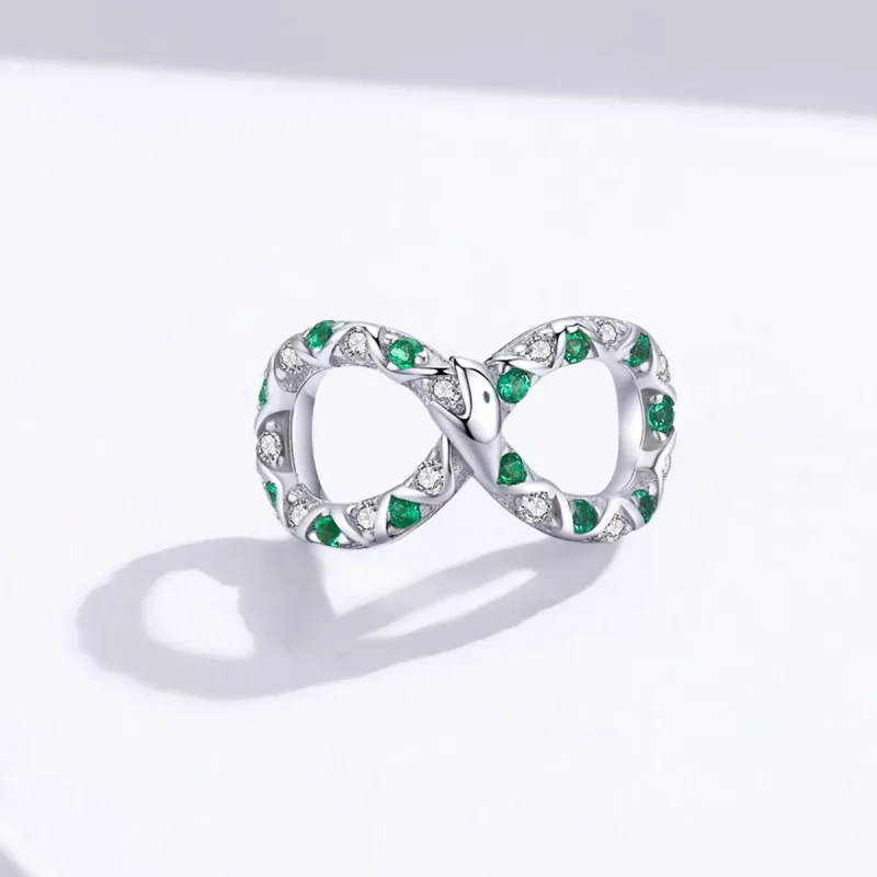 (kép) PANDORA típusú ouroboros charm - BSC186 - Megtekintés 2