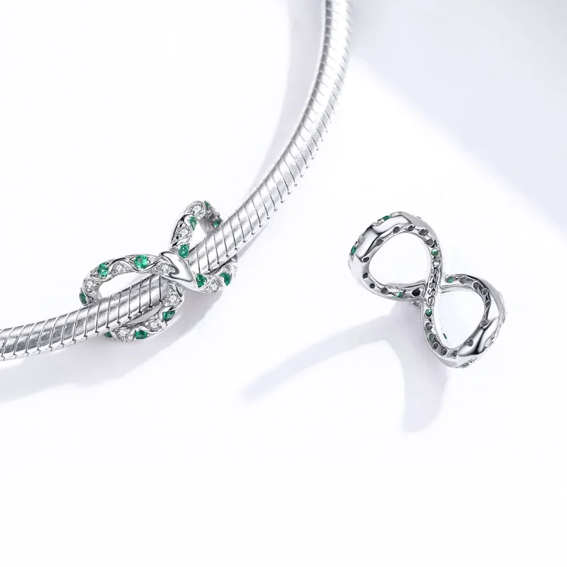 (kép) PANDORA típusú ouroboros charm - BSC186 - Megtekintés 4