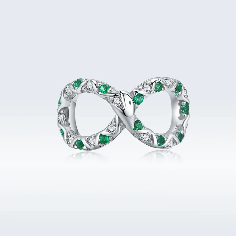 (kép) PANDORA típusú ouroboros charm - BSC186 - Megtekintés 5