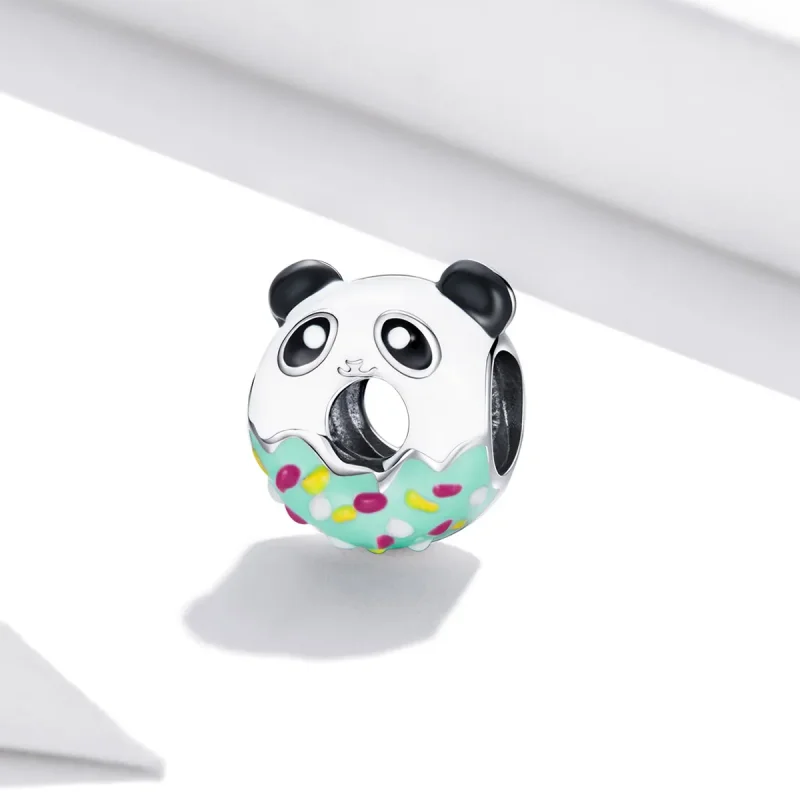 (kép) PANDORA típusú Panda fánk Charm - SCC1875 - Megtekintés 2