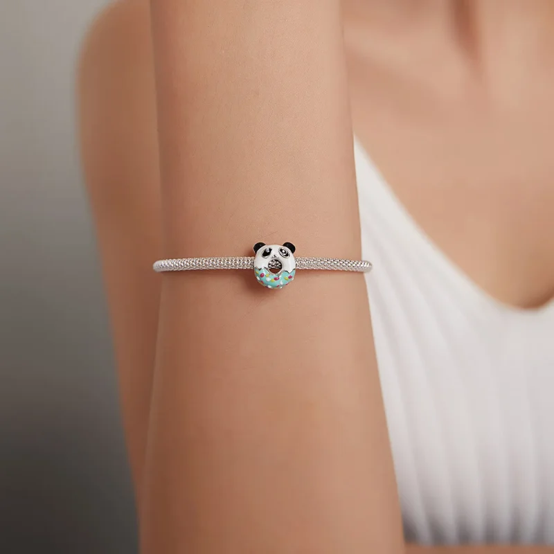 (kép) PANDORA típusú Panda fánk Charm - SCC1875 - Megtekintés 5