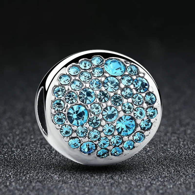 (kép) PANDORA típusú pavé charm - SCC009 - Megtekintés 3