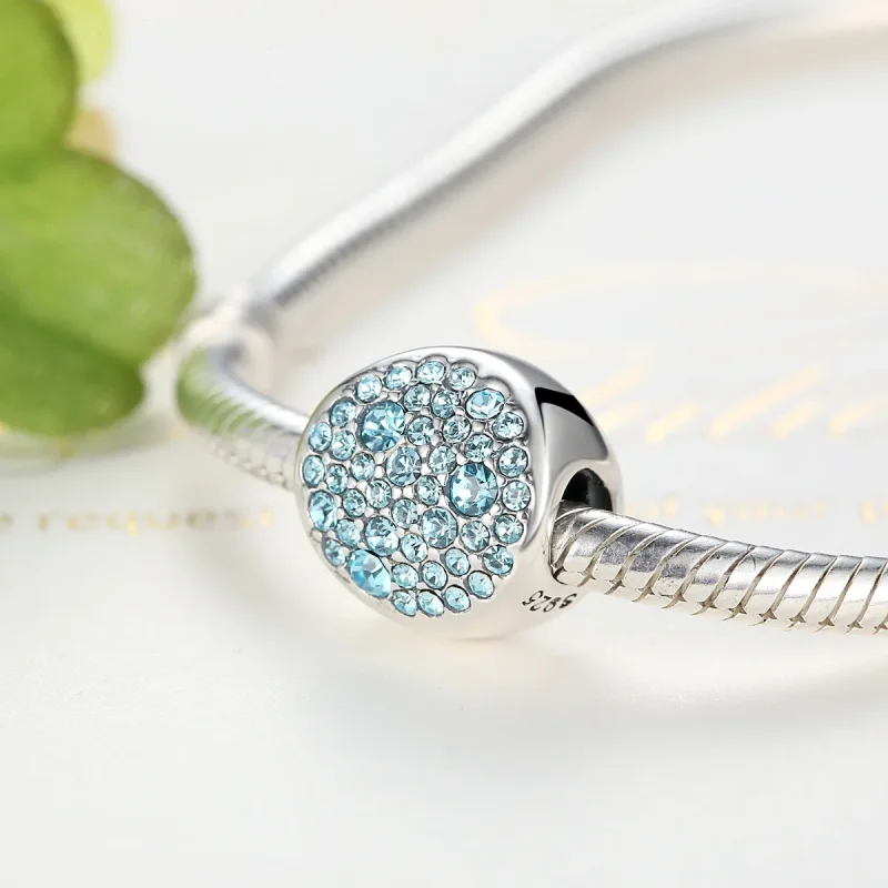 (kép) PANDORA típusú pavé charm - SCC009 - Megtekintés 4