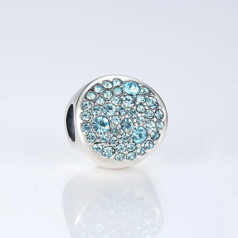 (kép) PANDORA típusú pavé charm - SCC009 - Megtekintés 5