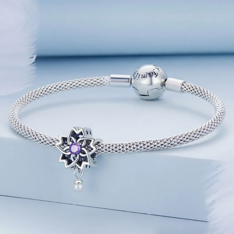 (kép) PANDORA típusú Pearl Streamer Charm - BSC637 - Megtekintés 3
