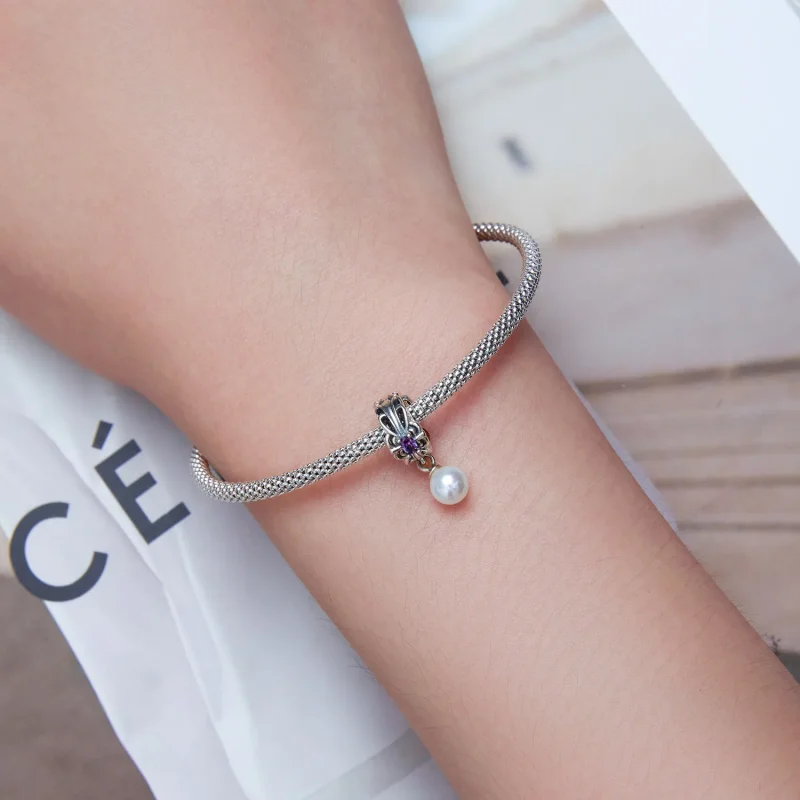 (kép) PANDORA típusú Pearl Streamer Charm - BSC638 - Megtekintés 4
