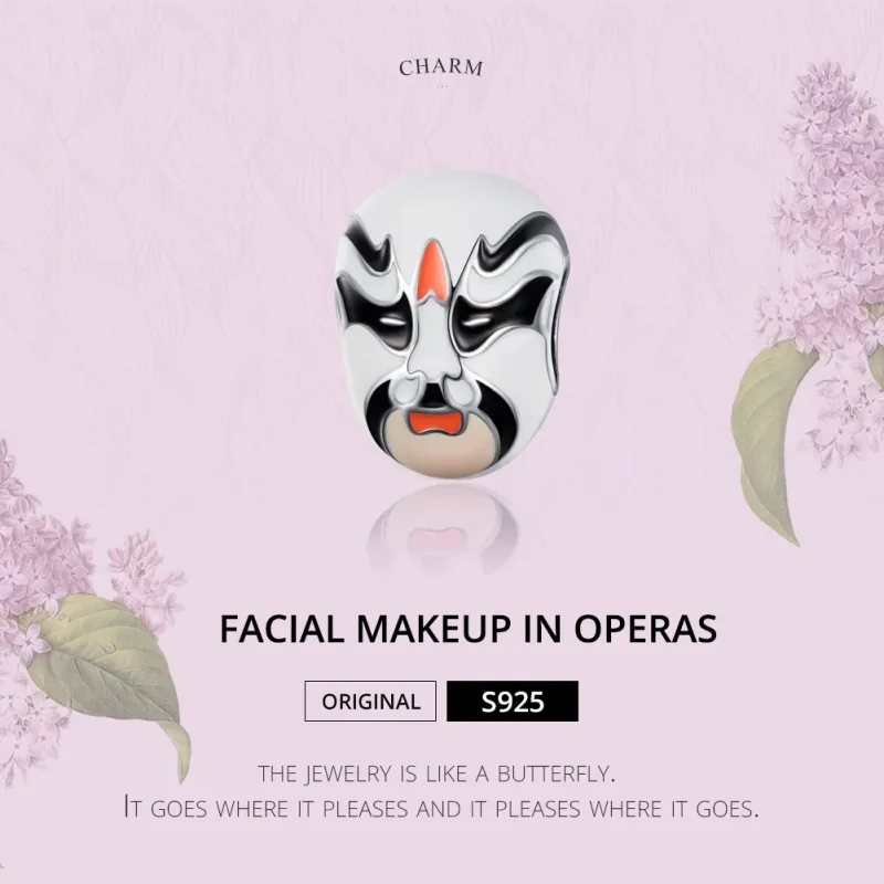 (kép) PANDORA típusú pekingi opera charm - SCC1192 - Megtekintés 2