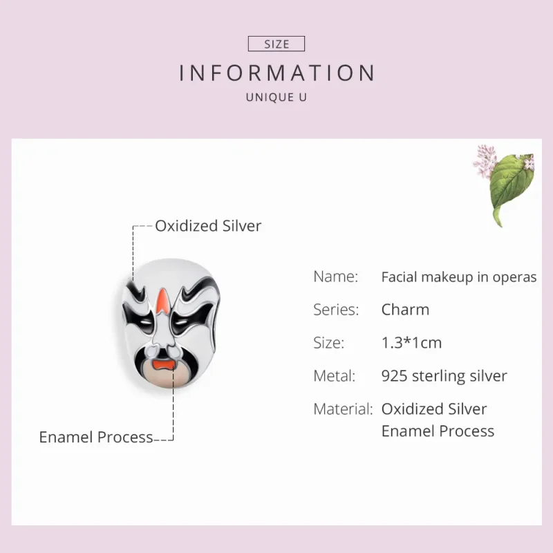(kép) PANDORA típusú pekingi opera charm - SCC1192 - Megtekintés 3