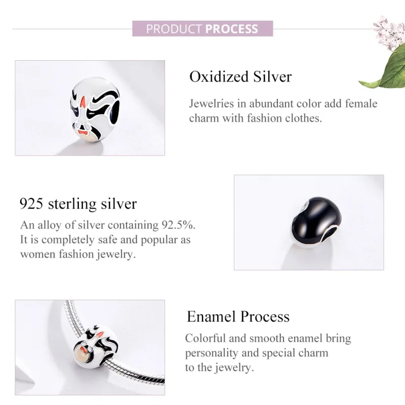 (kép) PANDORA típusú pekingi opera charm - SCC1192 - Megtekintés 4