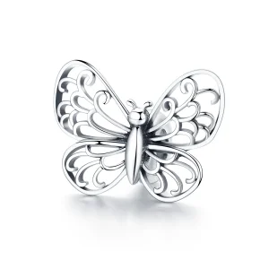 (kép) PANDORA típusú pillangó charm - BSC062