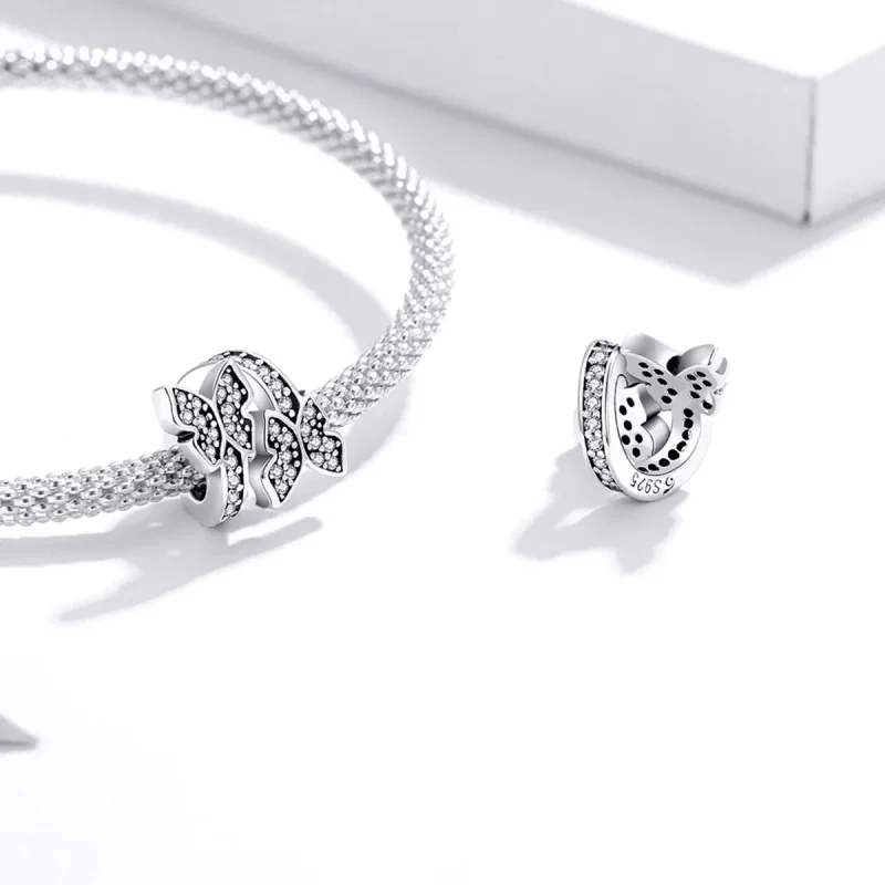 (kép) PANDORA típusú Pillangók körül Charm - BSC379 - Megtekintés 4