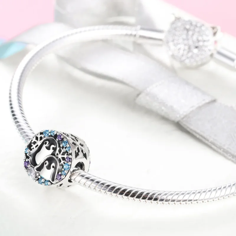 (kép) PANDORA típusú pingvin ház charm - SCC992 - Megtekintés 4