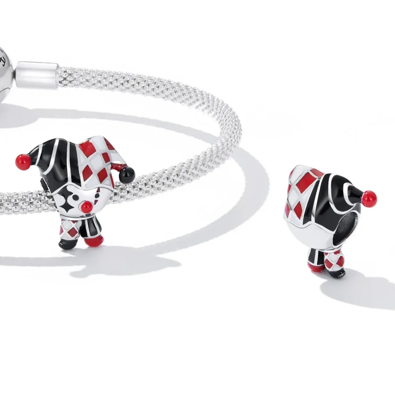 (kép) PANDORA típusú Póker bohóc Charm - SCC2237 - Megtekintés 4