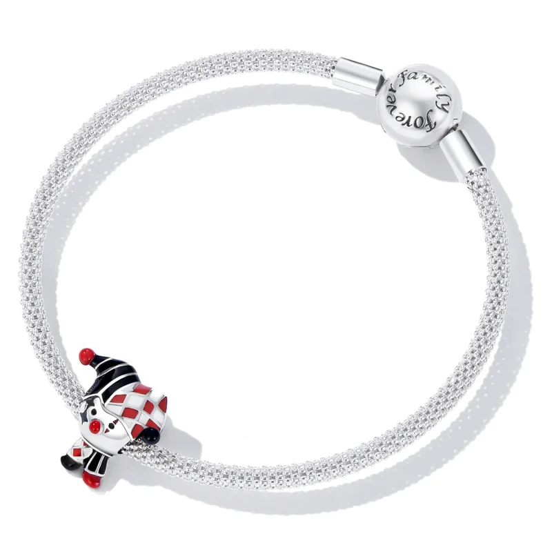 (kép) PANDORA típusú Póker bohóc Charm - SCC2237 - Megtekintés 5