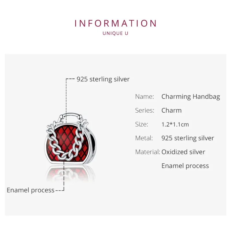 (kép) PANDORA típusú pénztárca charm - BSC345 - Megtekintés 6