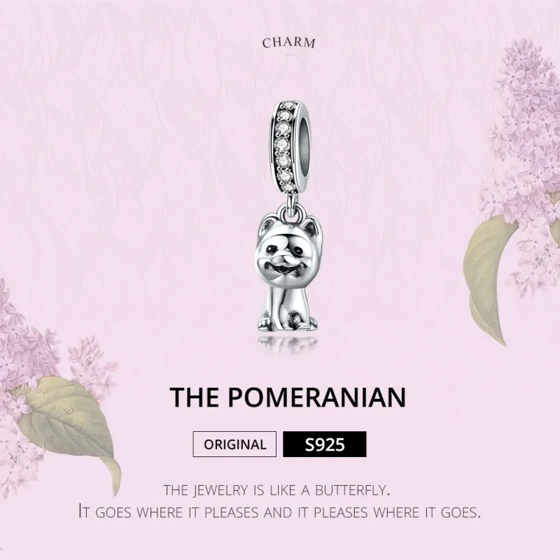 (kép) PANDORA típusú pomerániai függő charm - SCC1288 - Megtekintés 2