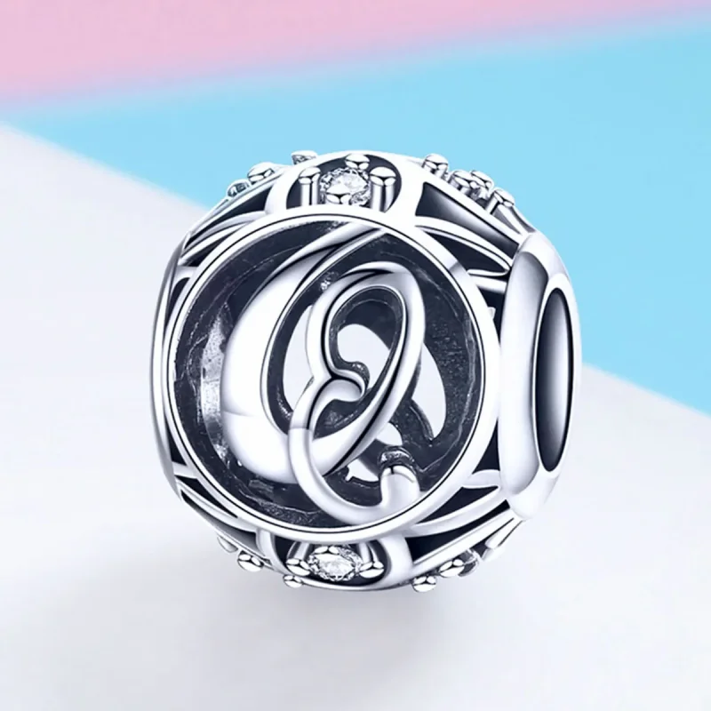 (kép) PANDORA típusú Q betű Charm - SCC738-Q - Megtekintés 2