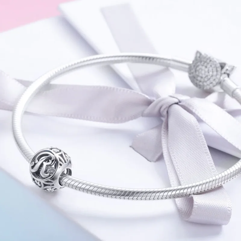 (kép) PANDORA típusú R-betű Charm - SCC738-R - Megtekintés 4