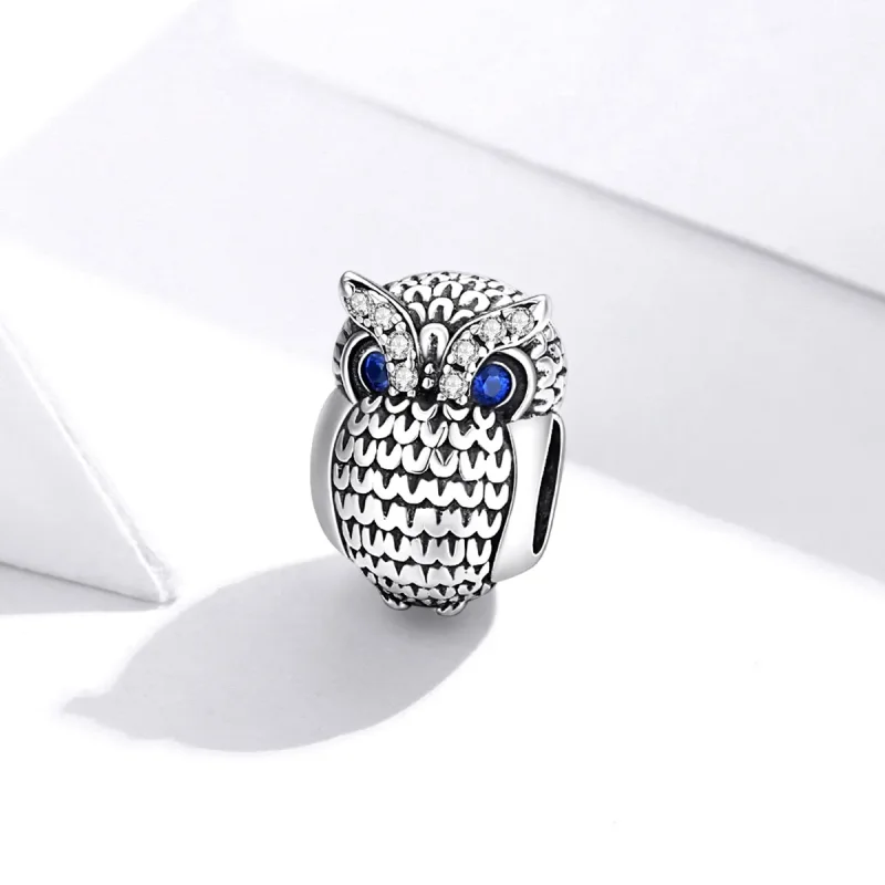 (kép) PANDORA típusú ragyogó bagoly charm - SCC1607 - Megtekintés 2