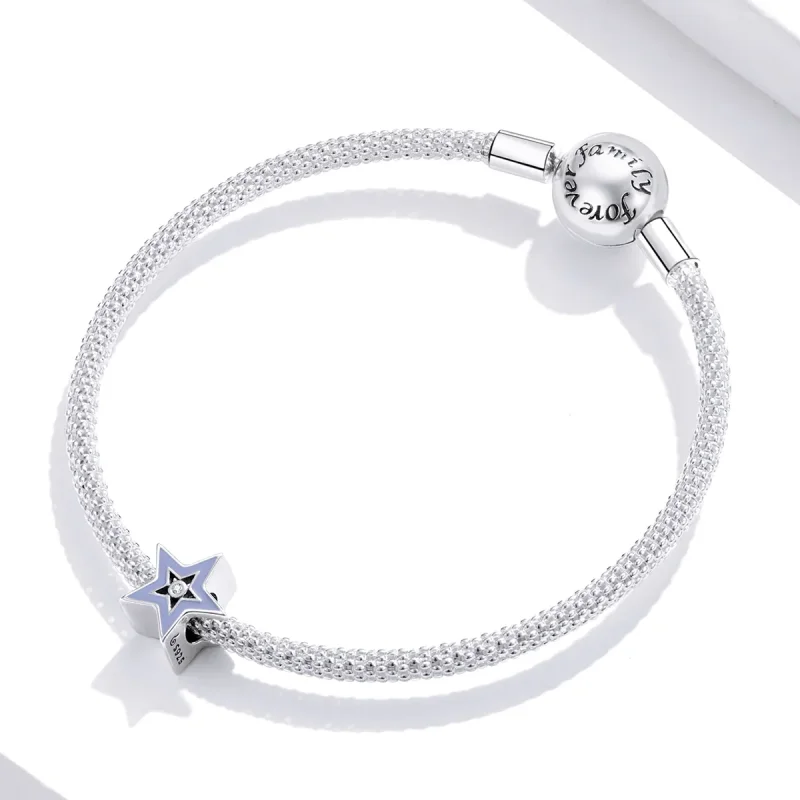 (kép) PANDORA típusú Ragyogó csillag Charm - BSC459 - Megtekintés 3