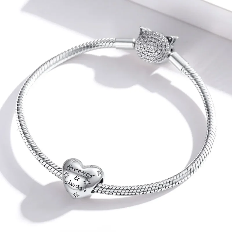 (kép) PANDORA típusú ragyogó szív charm - SCC1735 - Megtekintés 3
