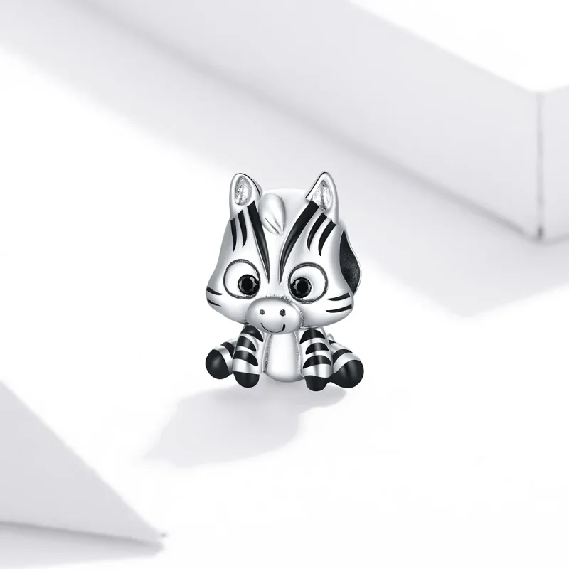 (kép) PANDORA típusú rajzfilm zebra charm - BSC387 - Megtekintés 2