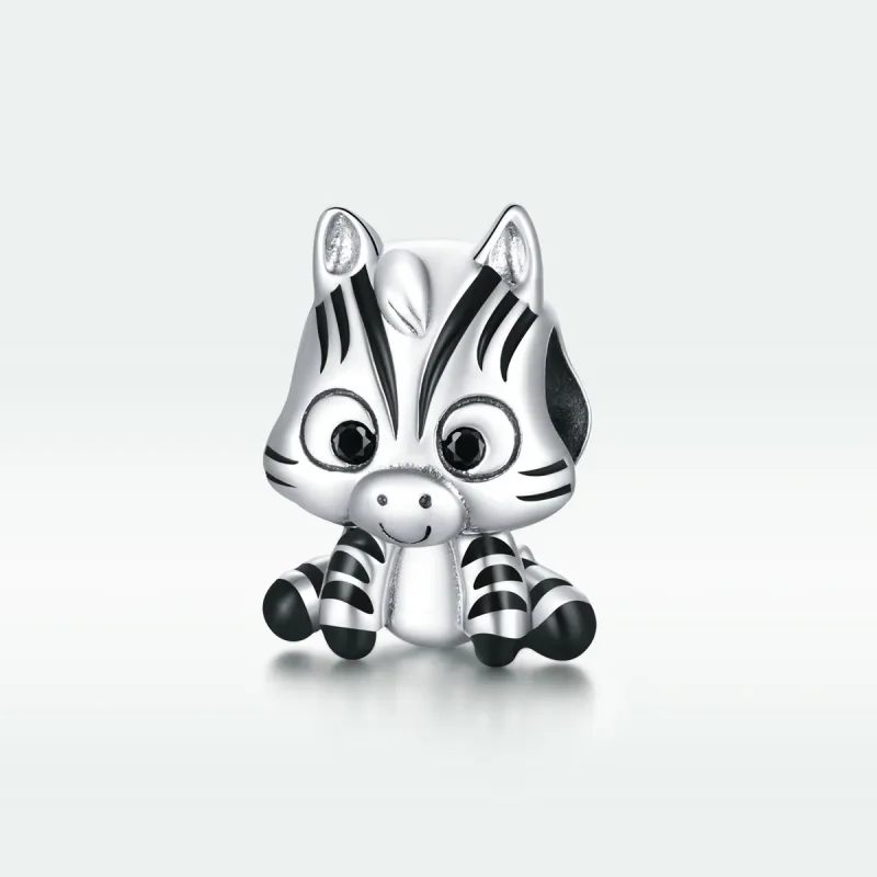 (kép) PANDORA típusú rajzfilm zebra charm - BSC387 - Megtekintés 5