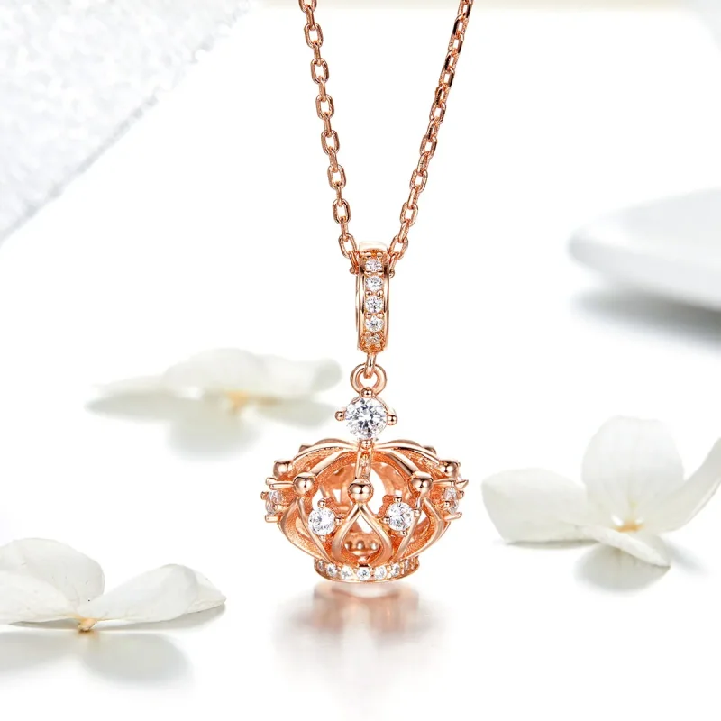(kép) PANDORA típusú regal crown függő charm - SCC1121 - Megtekintés 2