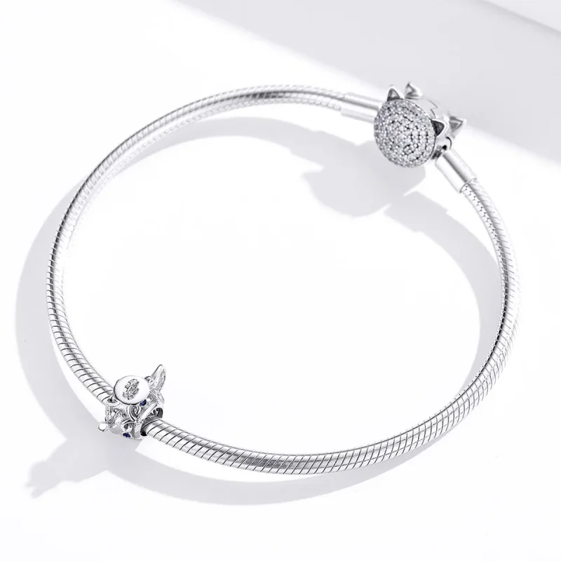 (kép) PANDORA típusú üreges teáskanna charm - BSC274 - Megtekintés 3