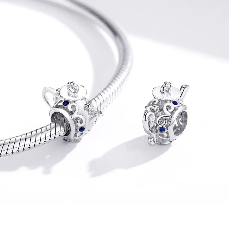 (kép) PANDORA típusú üreges teáskanna charm - BSC274 - Megtekintés 4