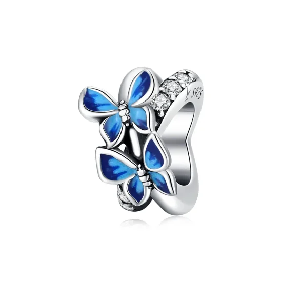 (kép) PANDORA típusú repülő pillangók charm - SCC1731